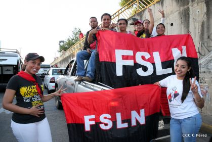 ¡Caminamos para honrar a nuestra Nicaragua Libre!