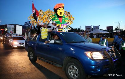 ¡Caminamos para honrar a nuestra Nicaragua Libre!