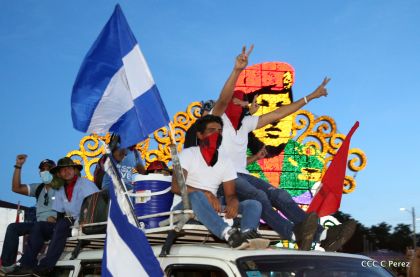 ¡Caminamos para honrar a nuestra Nicaragua Libre!