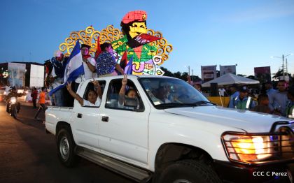 ¡Caminamos para honrar a nuestra Nicaragua Libre!