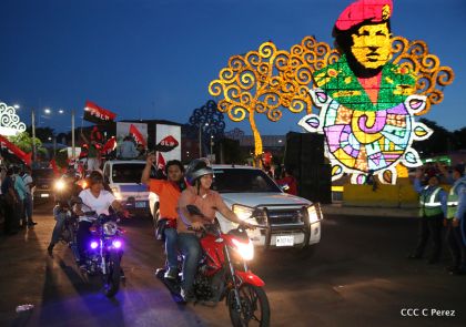 ¡Caminamos para honrar a nuestra Nicaragua Libre!