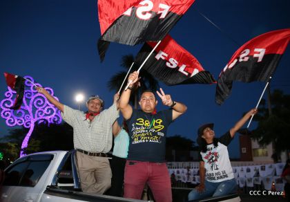 ¡Caminamos para honrar a nuestra Nicaragua Libre!
