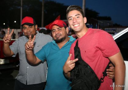 ¡Caminamos para honrar a nuestra Nicaragua Libre!