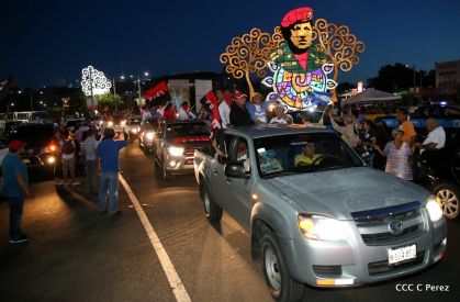 ¡Caminamos para honrar a nuestra Nicaragua Libre!