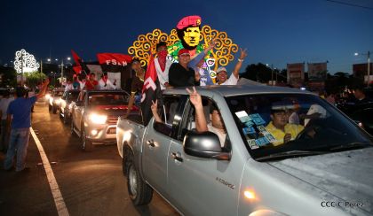 ¡Caminamos para honrar a nuestra Nicaragua Libre!