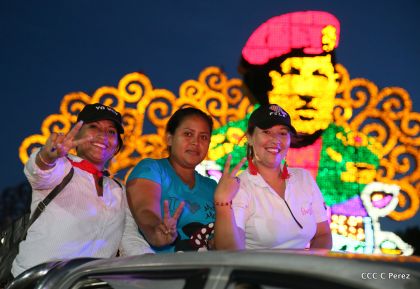 ¡Caminamos para honrar a nuestra Nicaragua Libre!