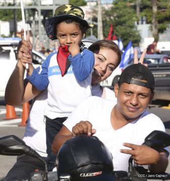 ¡Caminamos para honrar a nuestra Nicaragua Libre!