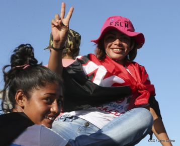 ¡Caminamos para honrar a nuestra Nicaragua Libre!