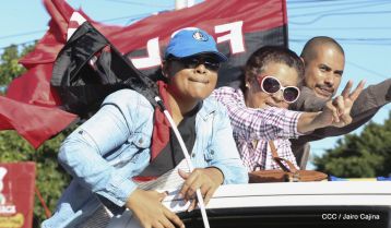 ¡Caminamos para honrar a nuestra Nicaragua Libre!