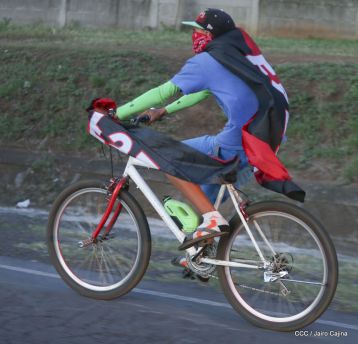 ¡Caminamos para honrar a nuestra Nicaragua Libre!