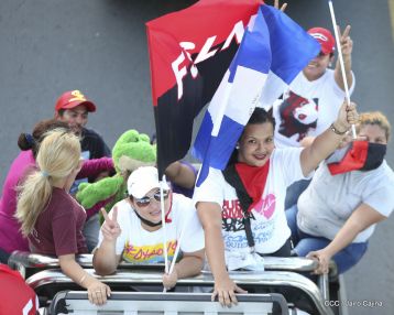 ¡Caminamos para honrar a nuestra Nicaragua Libre!