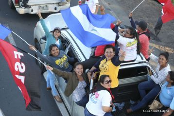 ¡Caminamos para honrar a nuestra Nicaragua Libre!