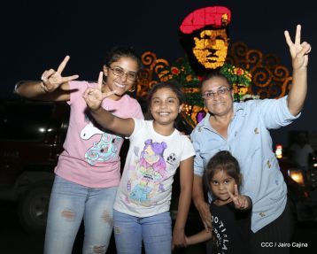 ¡Caminamos para honrar a nuestra Nicaragua Libre!