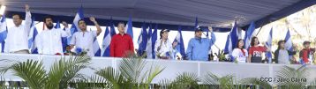 Nicaragüenses conmemoran el 162 aniversario de la Batalla de San Jacinto