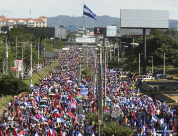 Nicaragüenses conmemoran el 162 aniversario de la Batalla de San Jacinto