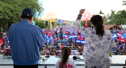 Nicaragüenses conmemoran el 162 aniversario de la Batalla de San Jacinto