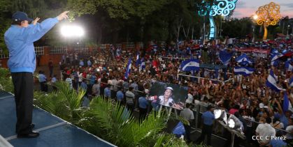 Nicaragüenses conmemoran el 162 aniversario de la Batalla de San Jacinto