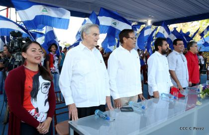Nicaragüenses conmemoran el 162 aniversario de la Batalla de San Jacinto