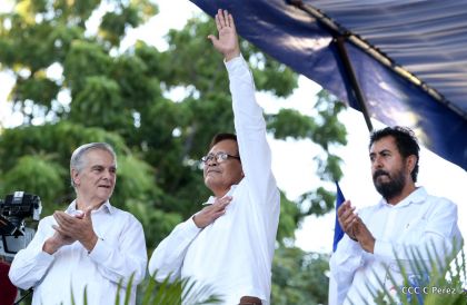 Nicaragüenses conmemoran el 162 aniversario de la Batalla de San Jacinto