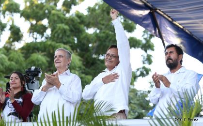 Nicaragüenses conmemoran el 162 aniversario de la Batalla de San Jacinto