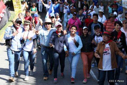 Nicaragüenses conmemoran el 162 aniversario de la Batalla de San Jacinto
