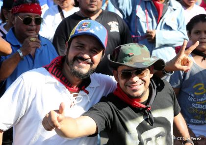 Nicaragüenses conmemoran el 162 aniversario de la Batalla de San Jacinto