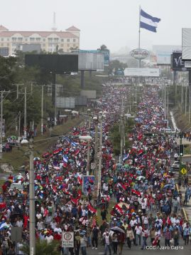 Nicaragüenses ratifican que quieren Justicia, Trabajo y Paz
