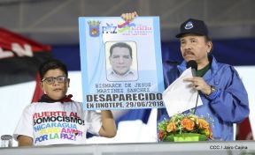 Nicaragüenses ratifican que quieren Justicia, Trabajo y Paz