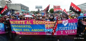 Nicaragüenses ratifican que quieren Justicia, Trabajo y Paz
