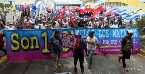 Nicaragüenses ratifican que quieren Justicia, Trabajo y Paz
