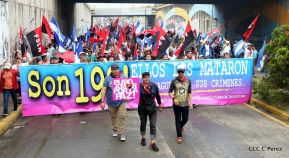 Nicaragüenses ratifican que quieren Justicia, Trabajo y Paz