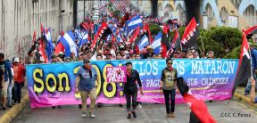 Nicaragüenses ratifican que quieren Justicia, Trabajo y Paz