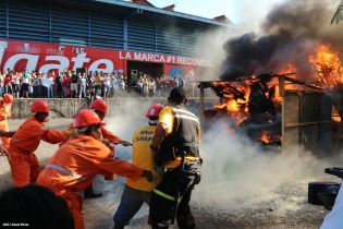 Simulacro de Desastre en Mercado Roberto Huembes
