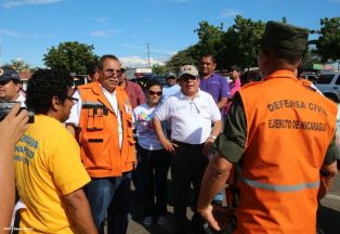 Simulacro de Desastre en Mercado Roberto Huembes