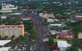 ¡Nicaragüenses caminan por la paz con fe y esperanza!