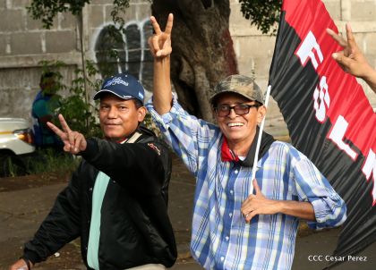 ¡Nicaragüenses caminan por la paz con fe y esperanza!