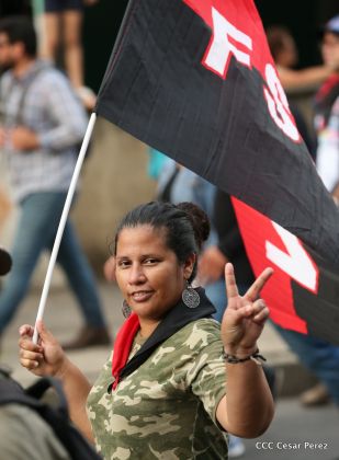 ¡Nicaragüenses caminan por la paz con fe y esperanza!