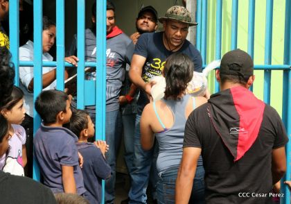 Estamos donde nuestro Pueblo nos demanda, trabajando con las familias