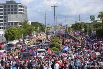 Nicaragüenses ratifican compromiso por la paz, la justicia y el resurgir de la Nación