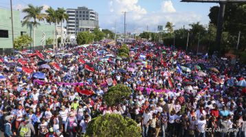 Nicaragüenses ratifican compromiso por la paz, la justicia y el resurgir de la Nación