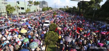 Nicaragüenses ratifican compromiso por la paz, la justicia y el resurgir de la Nación