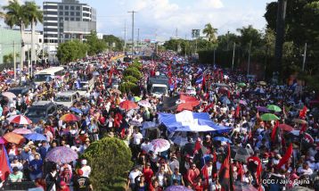 Nicaragüenses ratifican compromiso por la paz, la justicia y el resurgir de la Nación