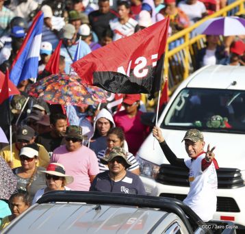 Nicaragüenses ratifican compromiso por la paz, la justicia y el resurgir de la Nación