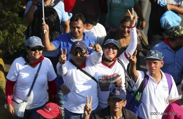 Nicaragüenses ratifican compromiso por la paz, la justicia y el resurgir de la Nación