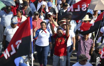 Nicaragüenses ratifican compromiso por la paz, la justicia y el resurgir de la Nación