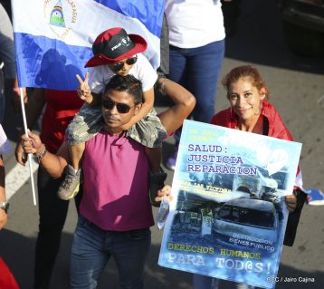 Nicaragüenses ratifican compromiso por la paz, la justicia y el resurgir de la Nación