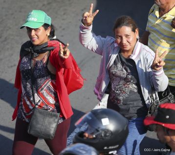 Nicaragüenses ratifican compromiso por la paz, la justicia y el resurgir de la Nación