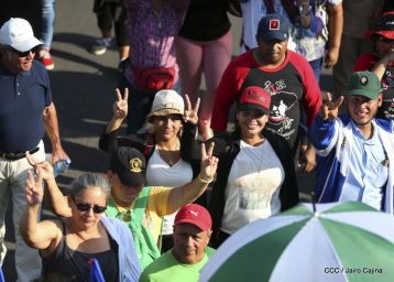 Nicaragüenses ratifican compromiso por la paz, la justicia y el resurgir de la Nación