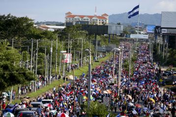 Nicaragüenses ratifican compromiso por la paz, la justicia y el resurgir de la Nación