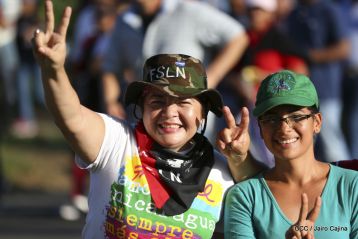 Nicaragüenses ratifican compromiso por la paz, la justicia y el resurgir de la Nación